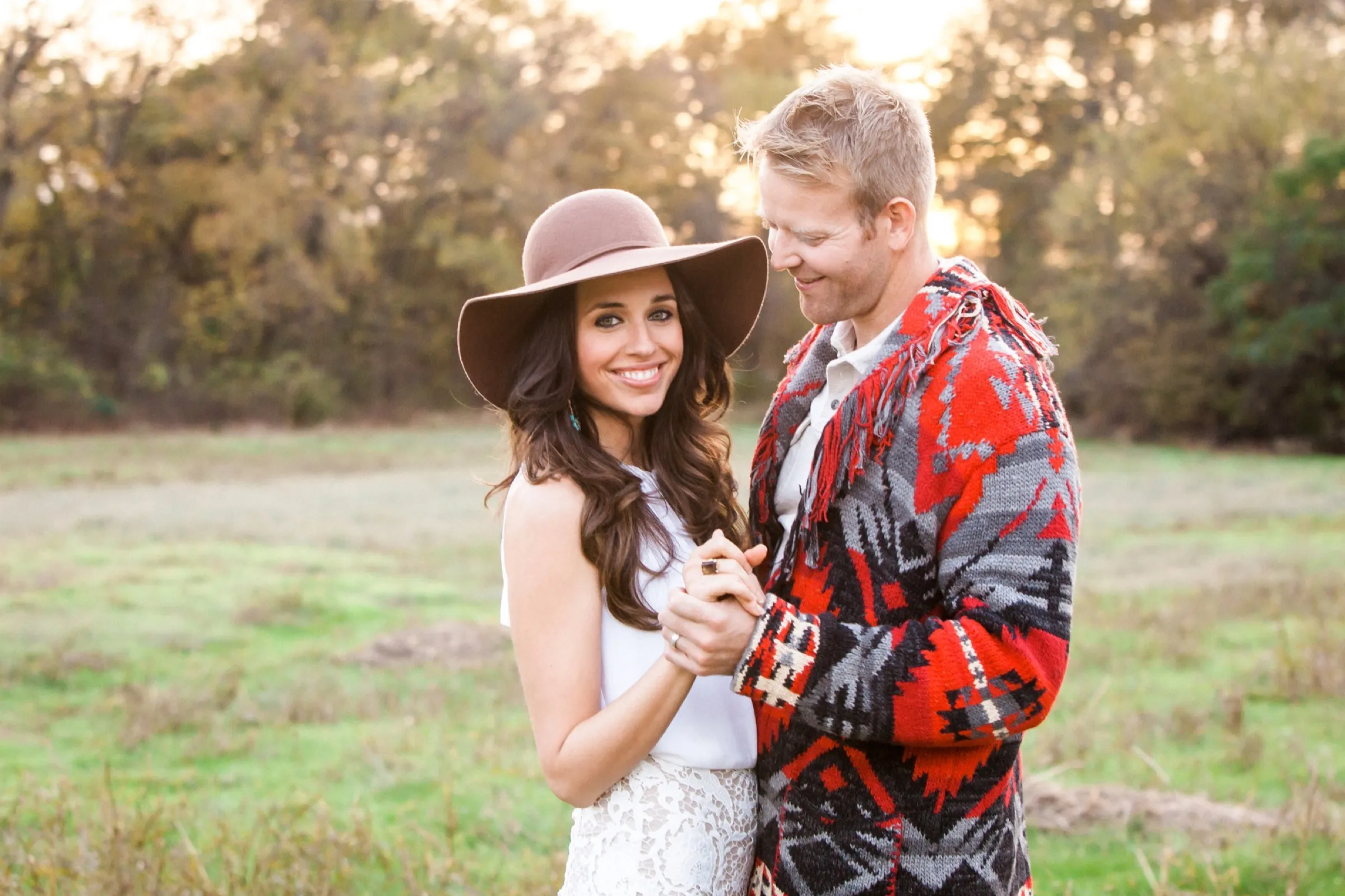 Kyle and Lauren Daniel Golden Sunset